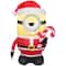 3.5ft. Airblown&#xAE; Inflatable Christmas Minion Stuart Licking Candy Cane
